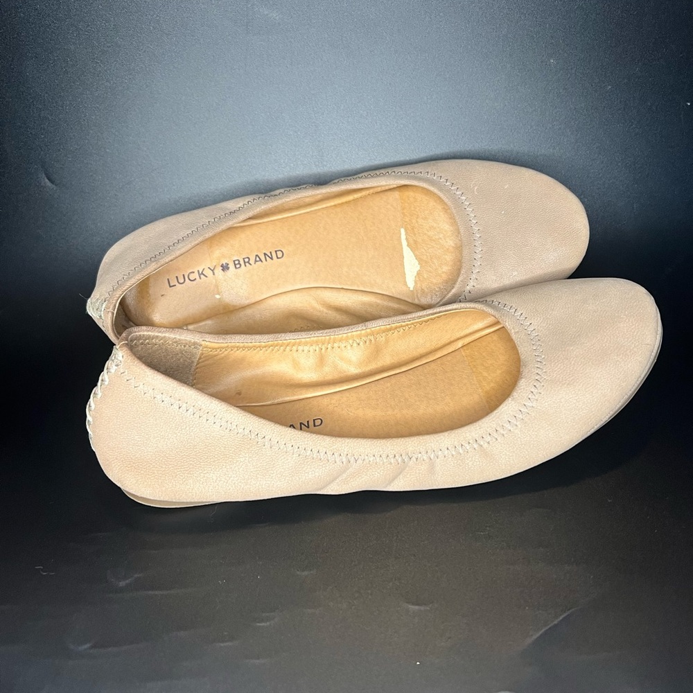 Lucky Brand Nude Flats